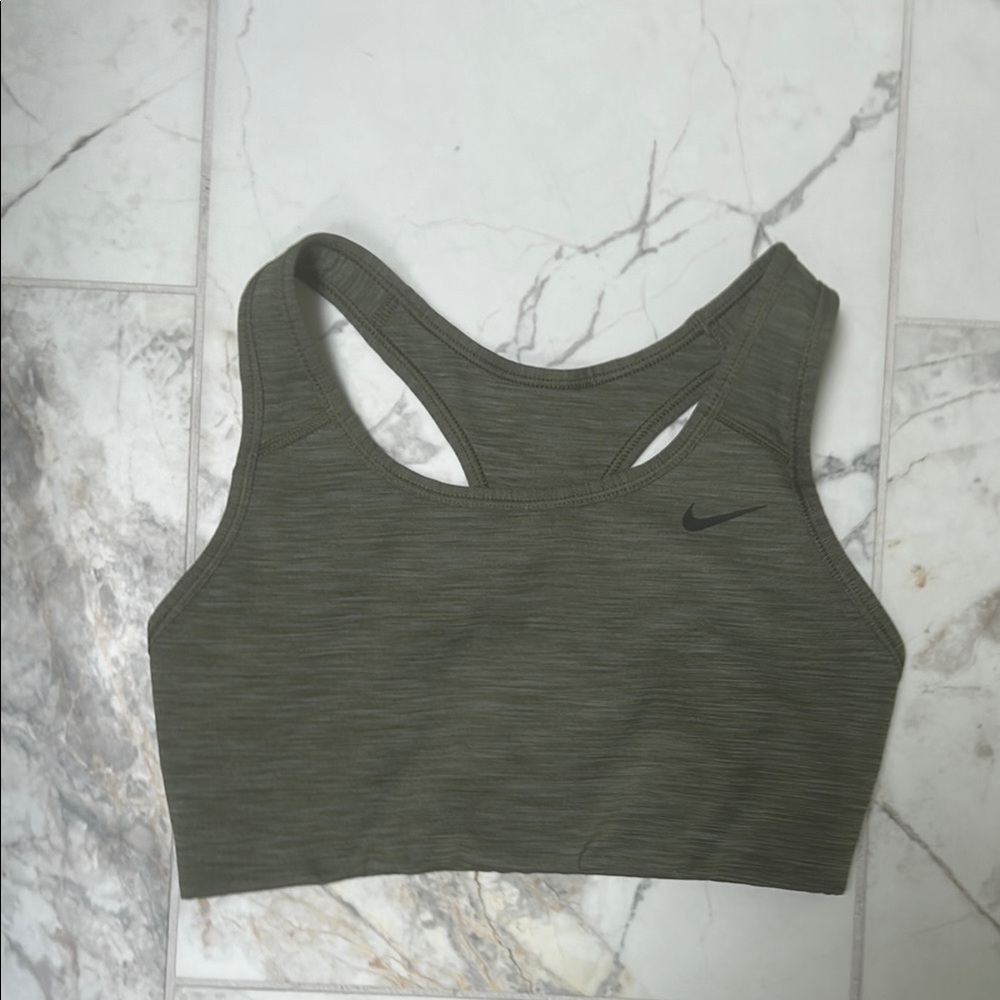 Nike Khaki Green Sports Bra